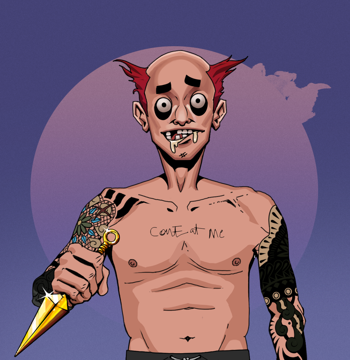 Drooling Azuma — Degen Dojo fighter
