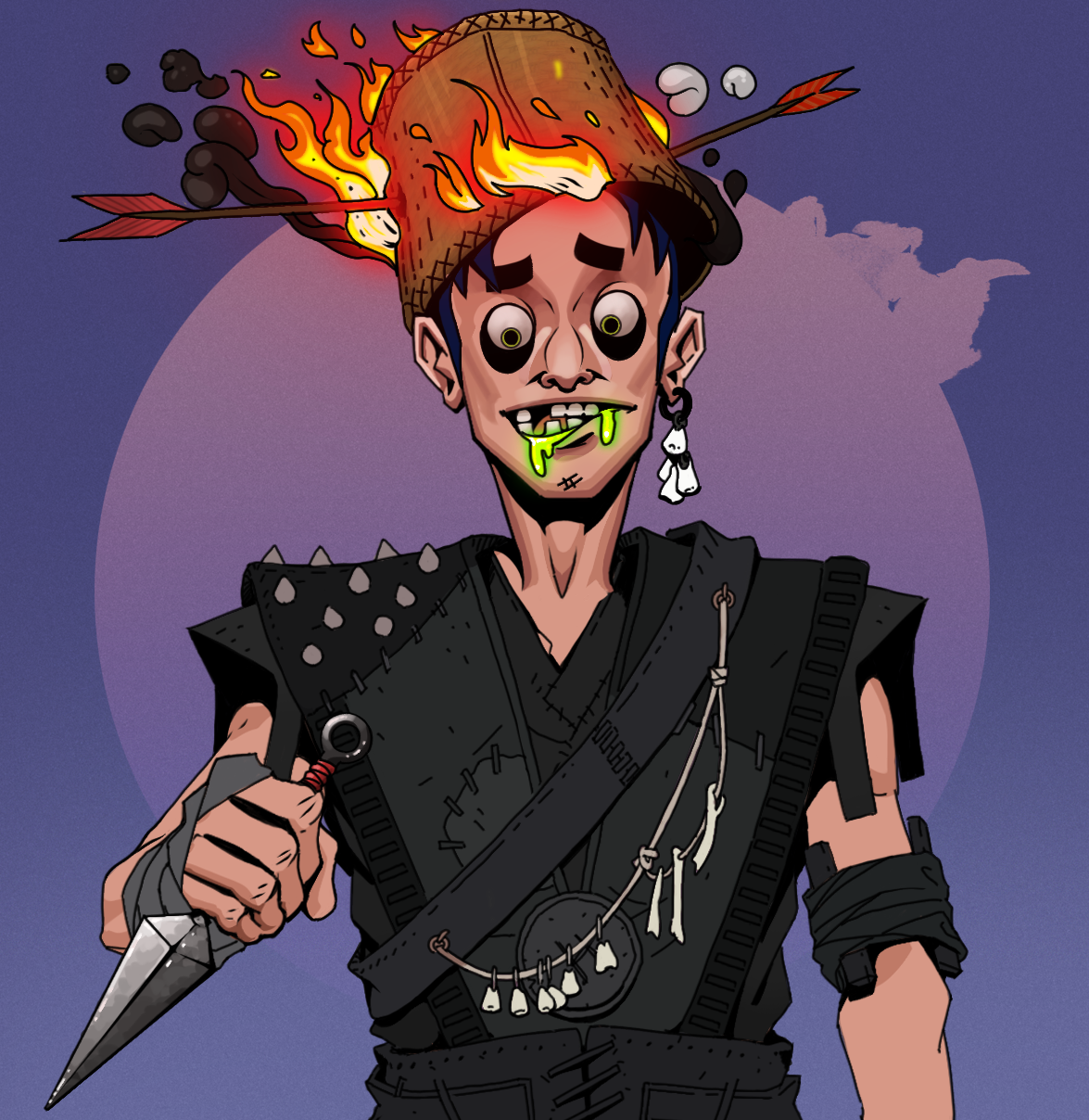 Toxic Azuma — Degen Dojo fighter
