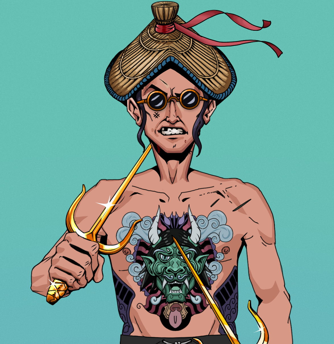 Akuma — Degen Dojo fighter