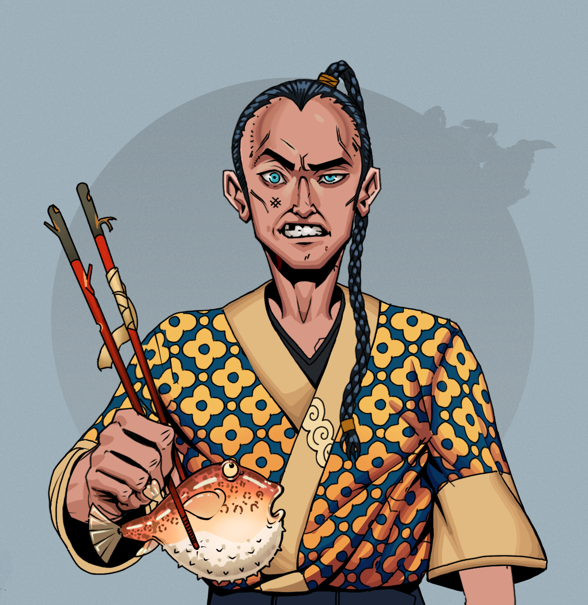 Akuma — Degen Dojo fighter