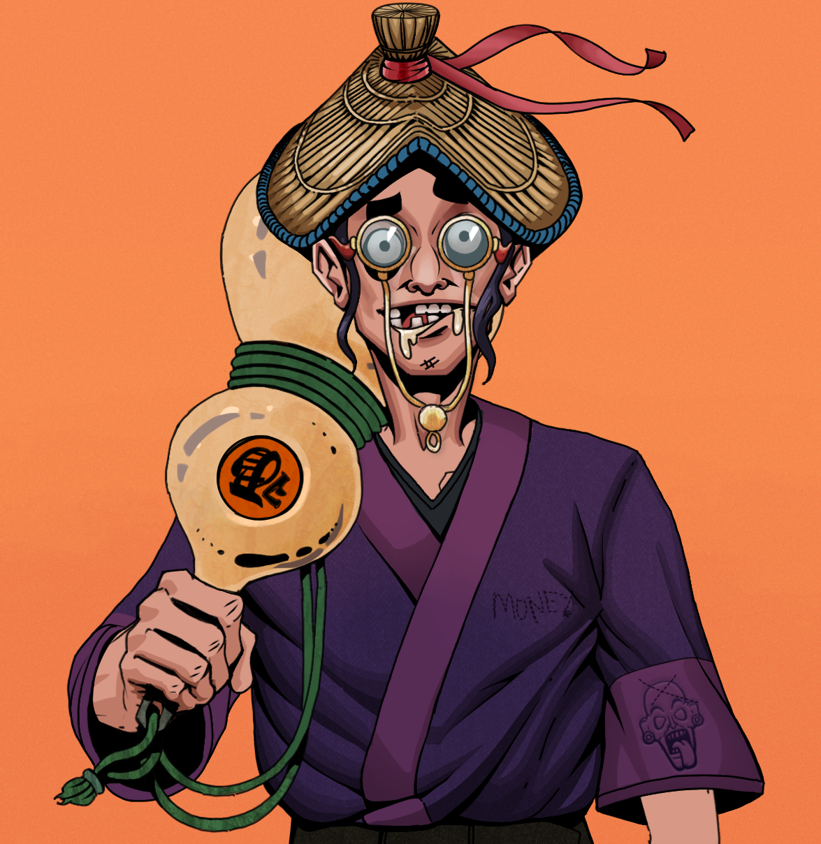 Drooling Azuma — Degen Dojo fighter