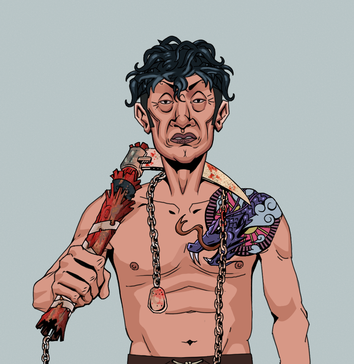 Goro — Degen Dojo fighter
