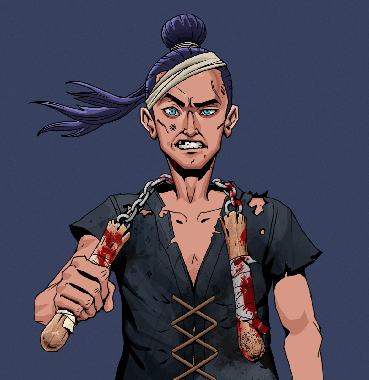 Akuma — Degen Dojo fighter