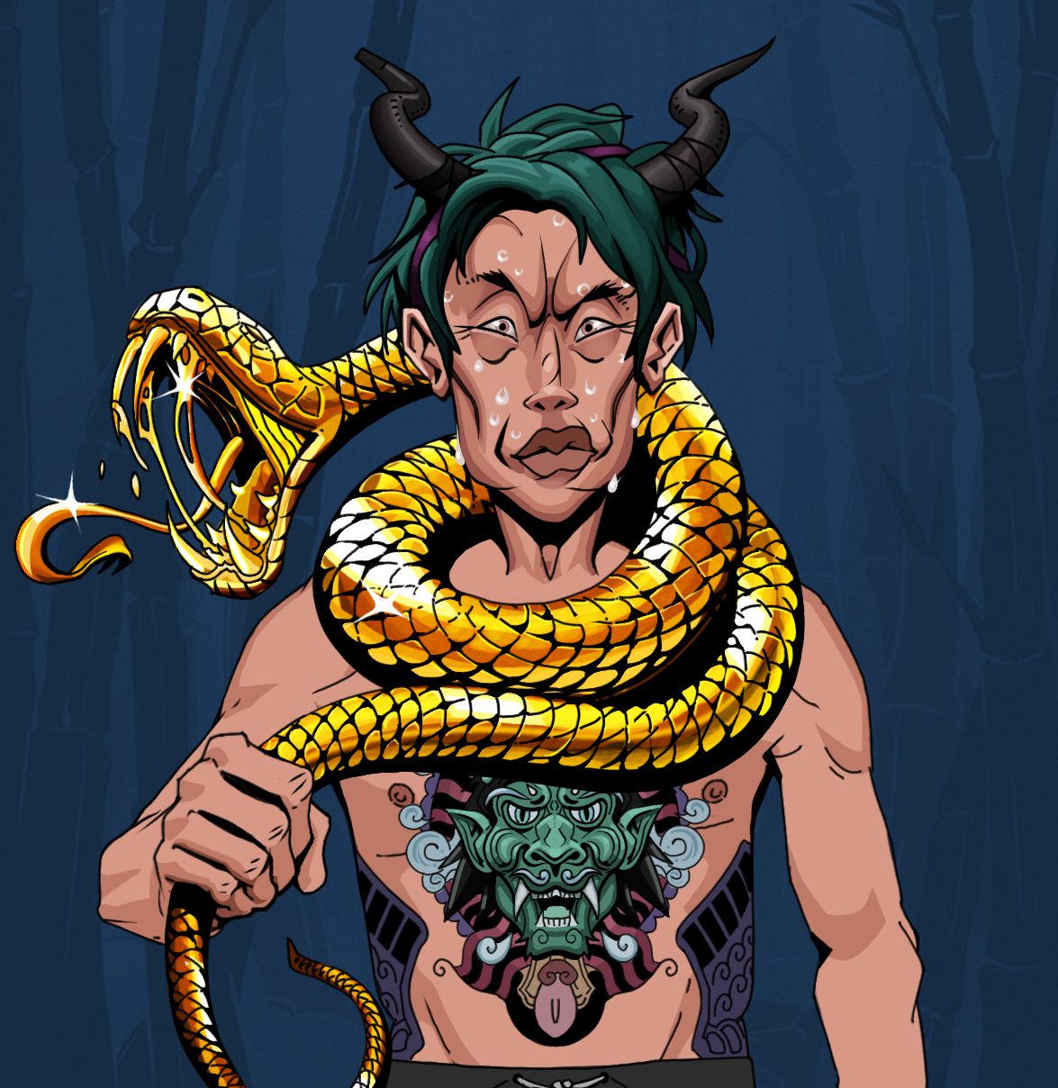 Stresshead Rin — Degen Dojo fighter