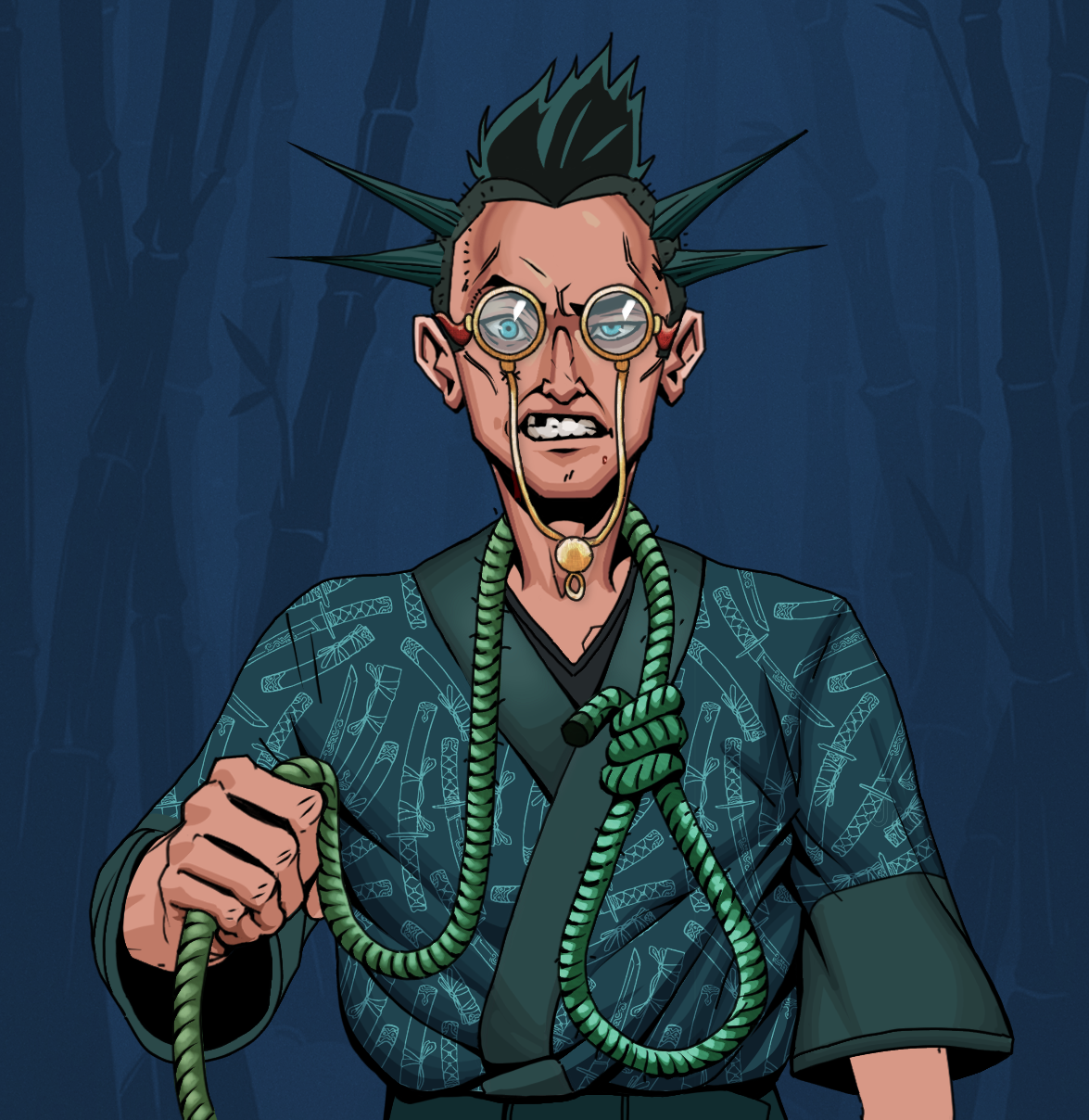 Akuma — Degen Dojo fighter