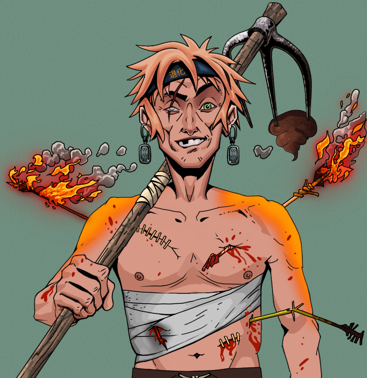 One-Eyed Itsuki — Degen Dojo fighter